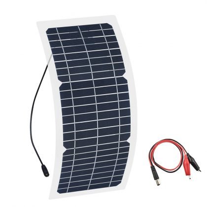 XINPUGUANG zonnepaneel fotovoltaico 10w flexible Monocrystalline 12 v solar panel 12v charger module battery For water pump car